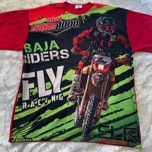 Fly Racing Baja riders enduro motocross Ensenada 1000 California 2XL T SHIRT
